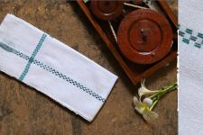 Swavalamban ◉ Handwoven ◉ Cotton Napkins ◉ 2 { white }